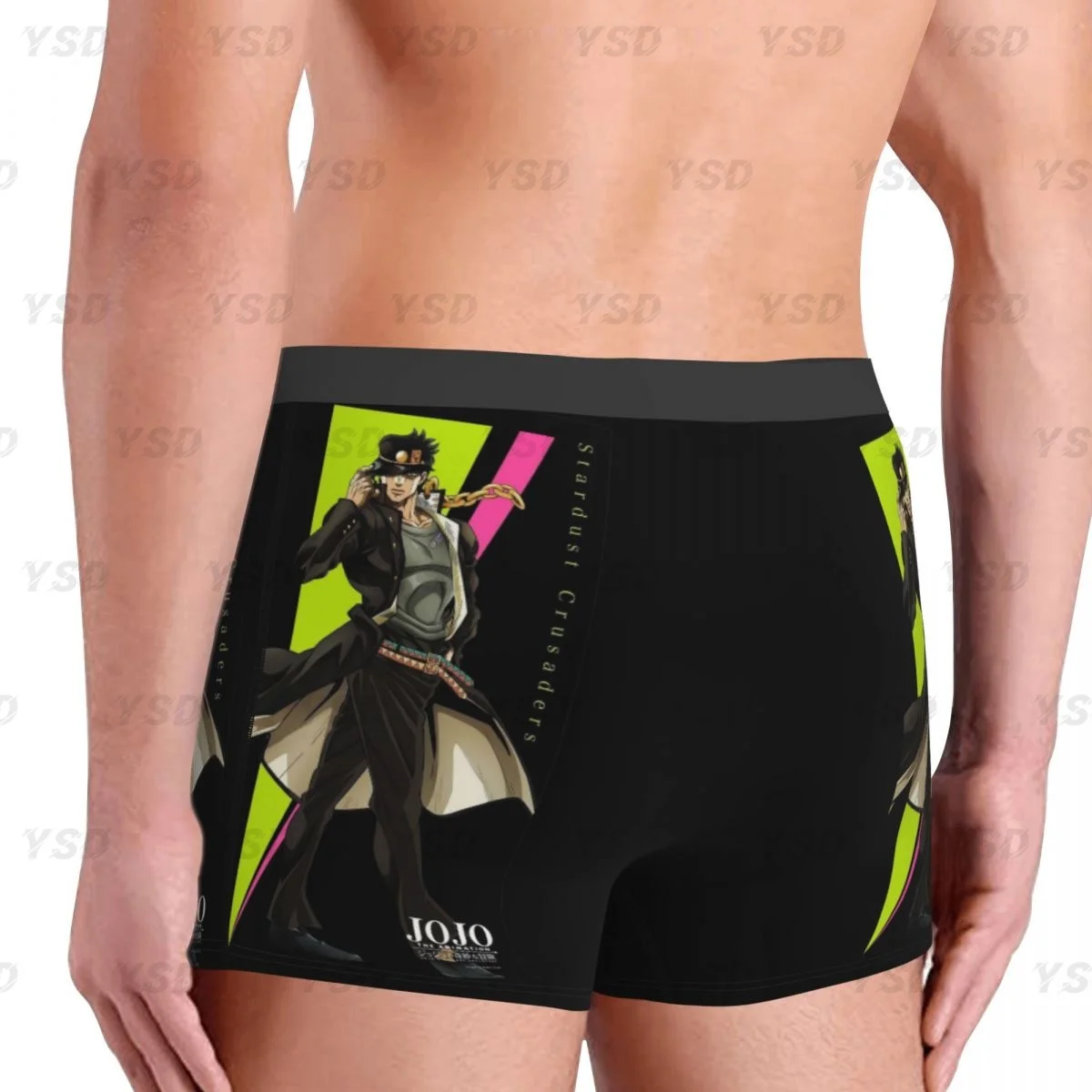 Jojo Bizarre Adventure Man\'scosy Boxer Briefs,3D printing Underwear, Highly Breathable High Quality Gift Idea