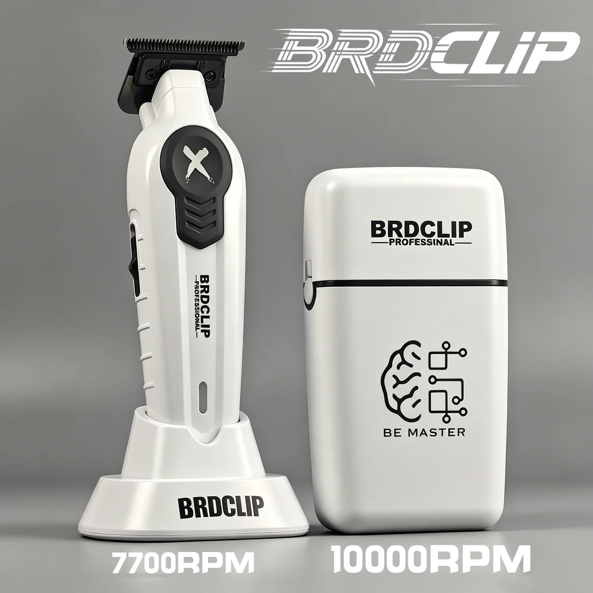 Профессиональная машинка для стрижки волос BRD-X Series BRDCLIP для парикмахерских и домашнего использования, с высоким шагом лезвий 0 мм, мощный мотор, триммер-шейвер