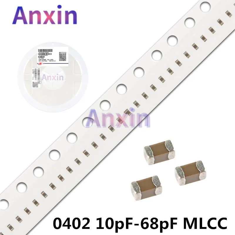 

SMD Ceramic Capacitor MLCC 10Kpcs 10pF 12pF 15pF 18pF 20pF 22pF 27pF 30pF 33pF 36pF 39pF 47pF 56pF 68pF 50V 0402 1005 C0G 5%