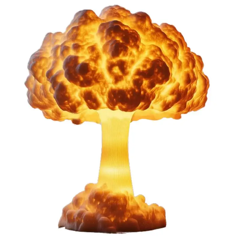 

Nuke Lamp Mushroom Nightlight Decor 3D Printed Aesthetic Nightlight For Bedroom Dorm Apartment Living Room Nursery Room Shelves