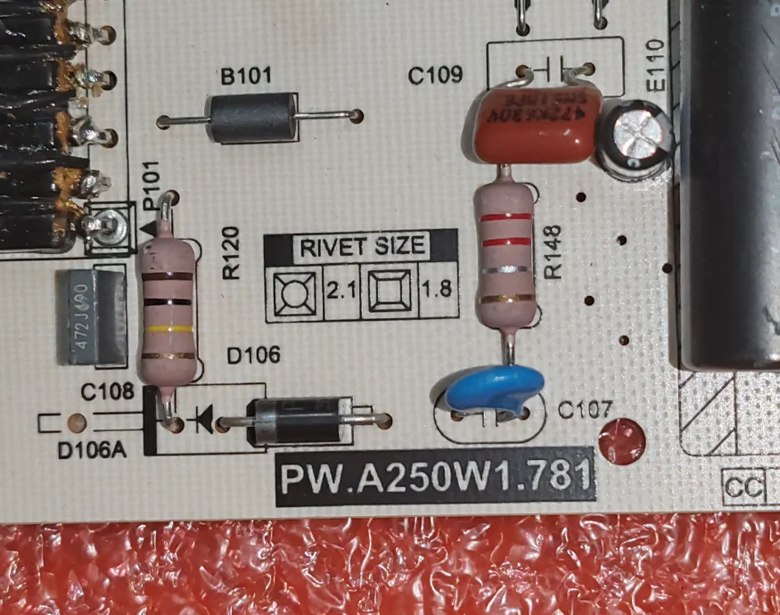 

PW.A250W1.781 81T-PWE150-C250002 Плата питания для LED-телевизоров с постоянным током, протестирована совместно