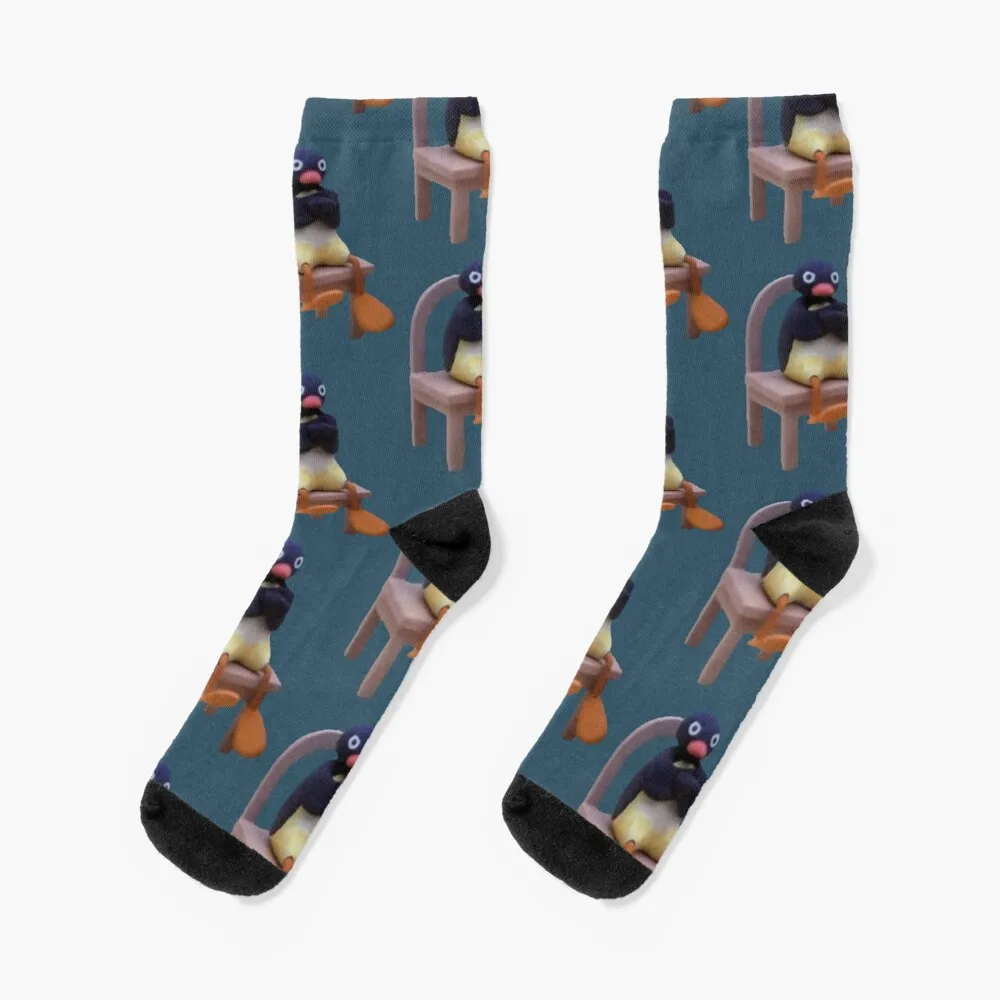 

BeepPeep official Merch Angry Pingu Socks Sock High Women Golf Socks