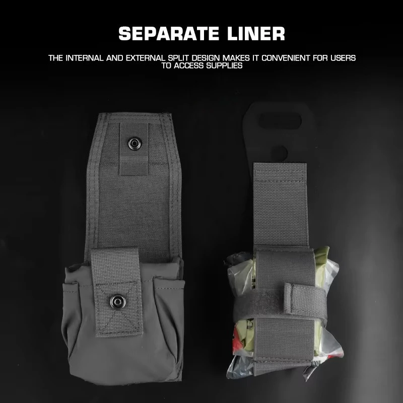 MOLLE Medical Kit Small Medical Pouch Split Design for Belt Plate Carrier Hunting Accessories
