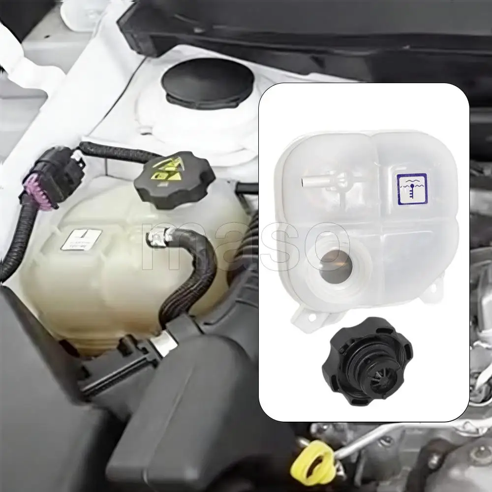 

Engine Coolant Reservoir with cap For Chrysler 200 Jeep Cherokee 4 Cyl 2.4 L Cherokee 6 Cyl 3.2 L 68096261AA 68102155AB 603-838