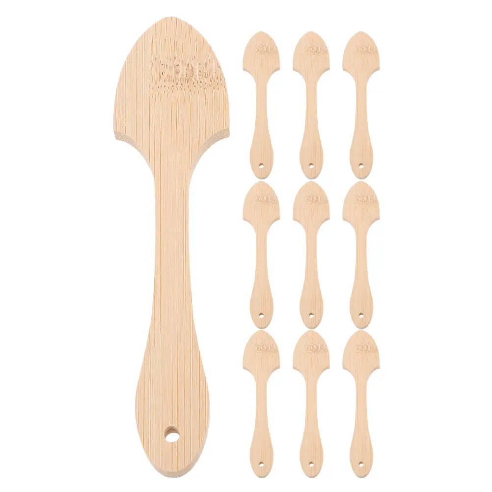 

10pcs Xuan Paper Wood Handle Natural Wood Craft Stick For Diy Hand Making, Wedding Church Fan Replacement, Fan Making