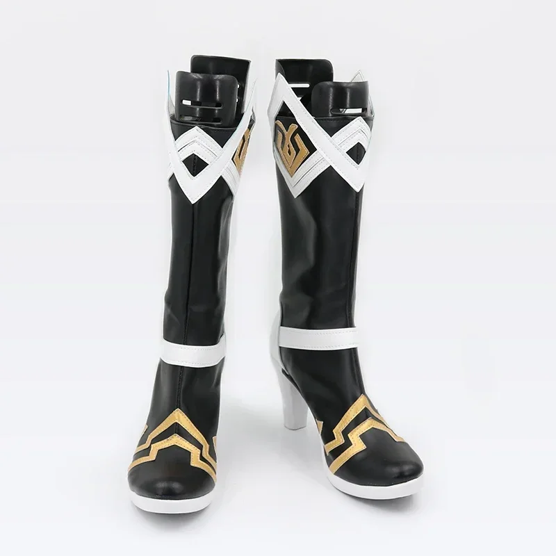 Gioco Honkai Impact 3 Li Sushang Scarpe Cosplay Stivali di Carnevale di Halloween Cosplay Prop Scarpe in pelle PU su misura