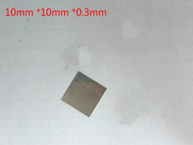 

Pure platinum tablet, platinum plate electrode, purity: 99.99%, specification: 10*10*0.3mm.