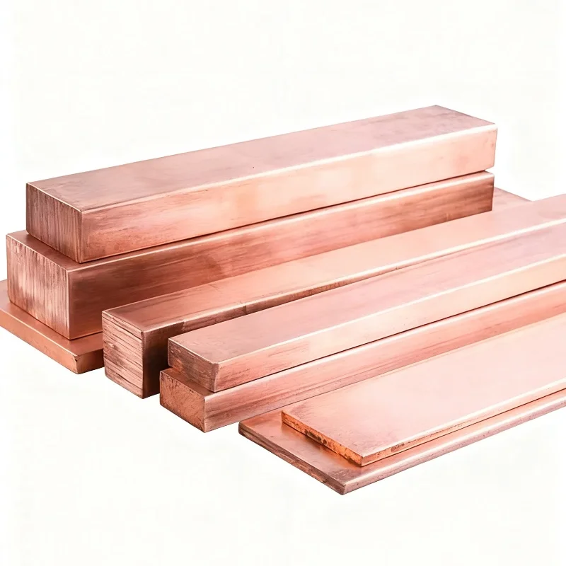 Matéria Prima de Cobre Vermelho T2 |   10x15x150mm (0,4"x0,6"x5,9") |   Excelente maquinabilidade |   Alta Precisão