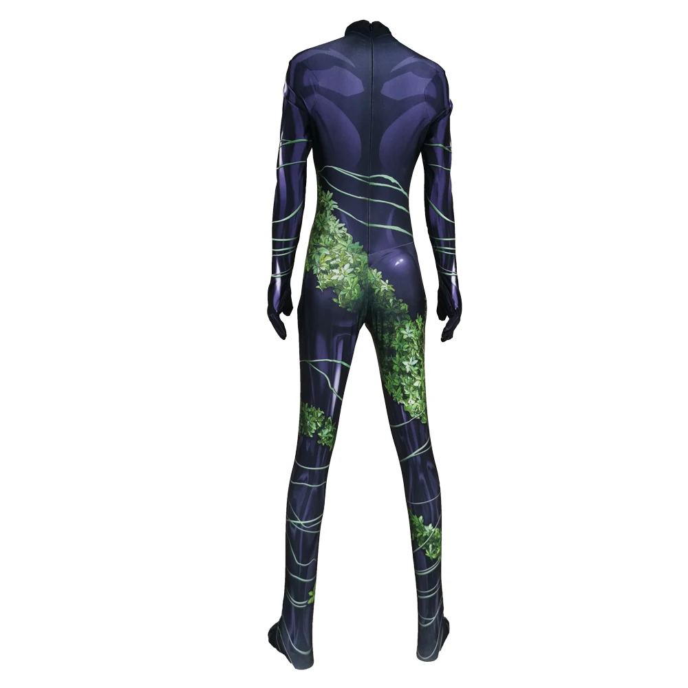 Costumes de Cosplay de lierre de Poison pour adultes et filles, costume de super-héros pour Halloween, costume Zentai pour femmes et filles