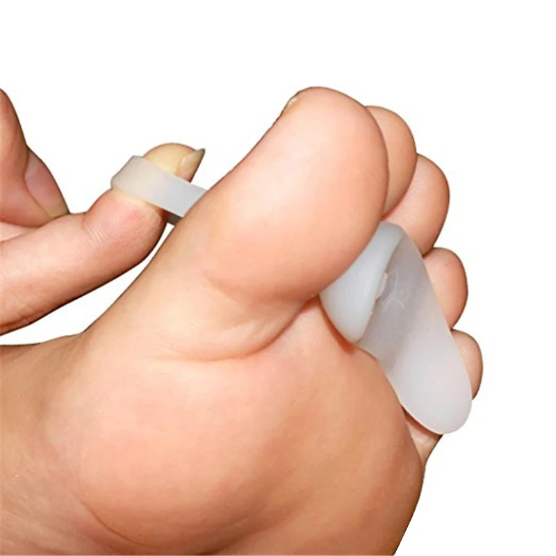Hot Sale 2PCs Hammer Toe Cushions Protector Separator Gel Support Pad Temporary Corrector