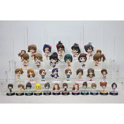 THE IDOLM@STER Action Figure Kirari Moroboshi Haruka Amami Chihaya Kisaragi Anime Q Version Clay Figure Model Ornament Bulk Toys