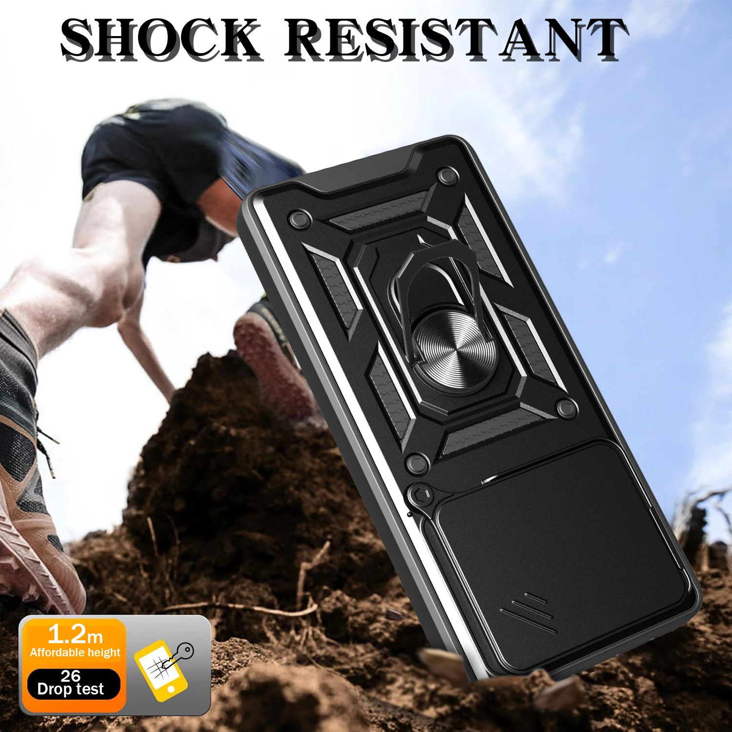 حافظة حماية لهاتف Xiaomi Mi 15T Pro 5G 14T 13T 12T 11T Xiao Mi 14t Mi15t ملحقات غطاء حامل حلقة الدرع #2