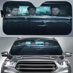 Supernatural Movies Sam Dean Winchester Castiel Car Sun Shade auto Accessories, Auto Sun Shade, Car Sun Shade, Car Windshield