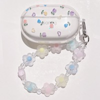 Suitable for Sanag Senna F20s Pro Bluetooth Earphone Protective Cover Cartoon Transparent Soft Shell Cute DIY Pendant