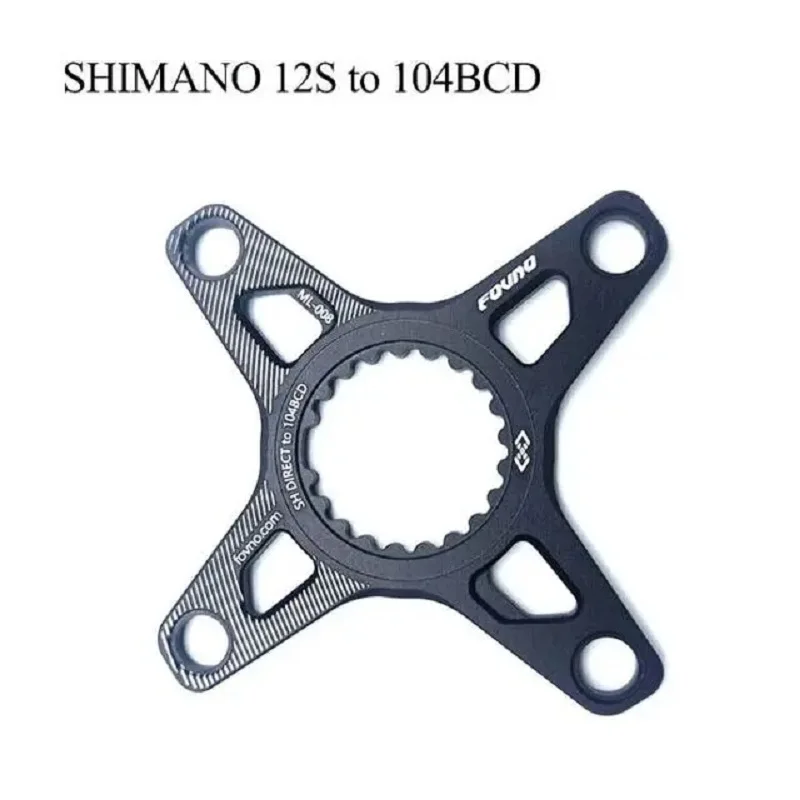 FOVNO Chainring Adapter For Spider To 104BCD 110BCD For Shiman Direct Mount Converter M6100 M7100 M8100 M9100 12S