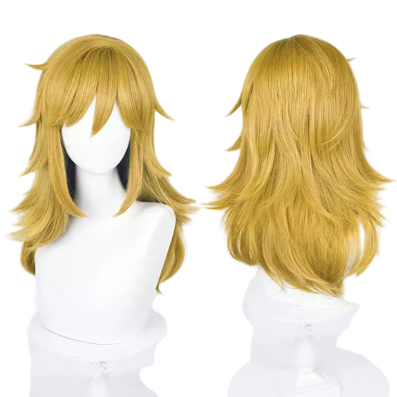 High Quality Link Wig Cosplay  Blonde Brown Wig Cosplay Anime Wigs Heat Resistant Synthetic Wigs Halloween Wigs
