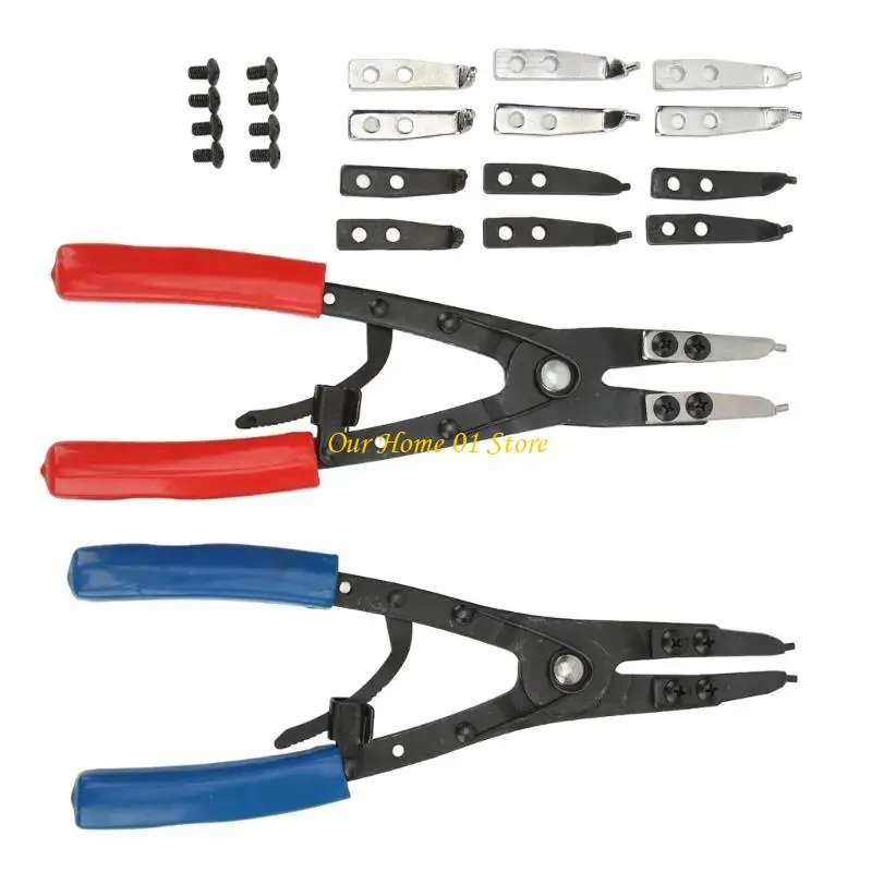 M4YC Circlip Pliers Внутренние внешние снимки кольца плоть с дизайном храпового блокировки