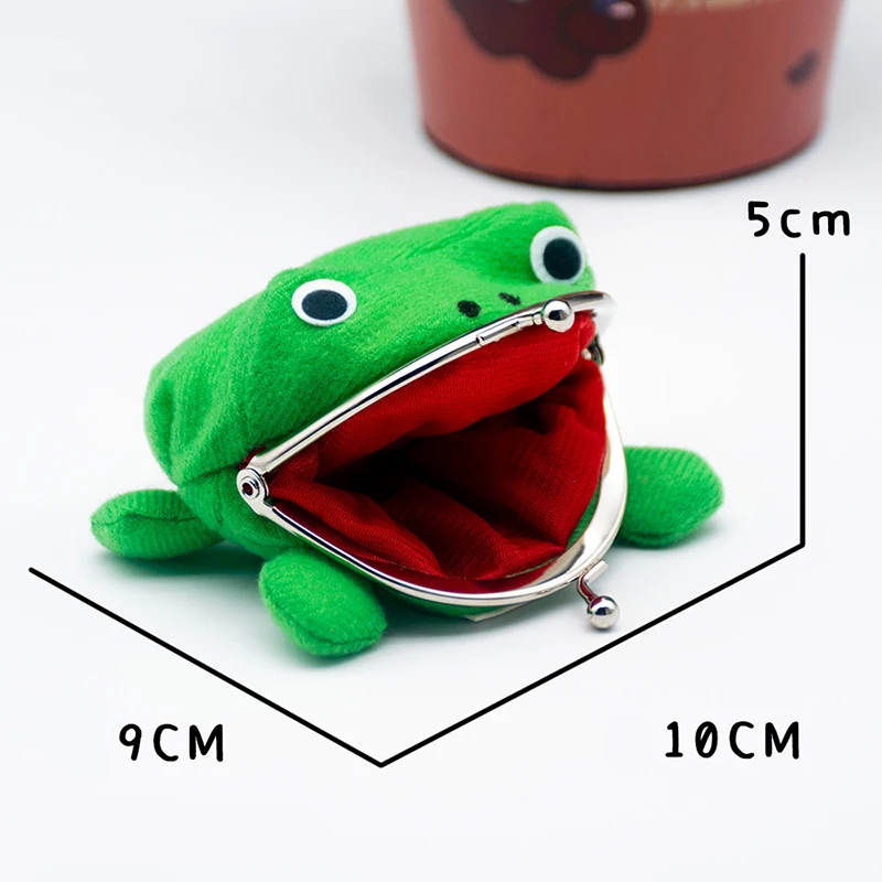 Cartoon Ninja Frog Coin Purse Cute Frog Cosplay Ninja Theme Party Coin Purse Cosplay Prop Accessories Kid Toy Halloween Gifts