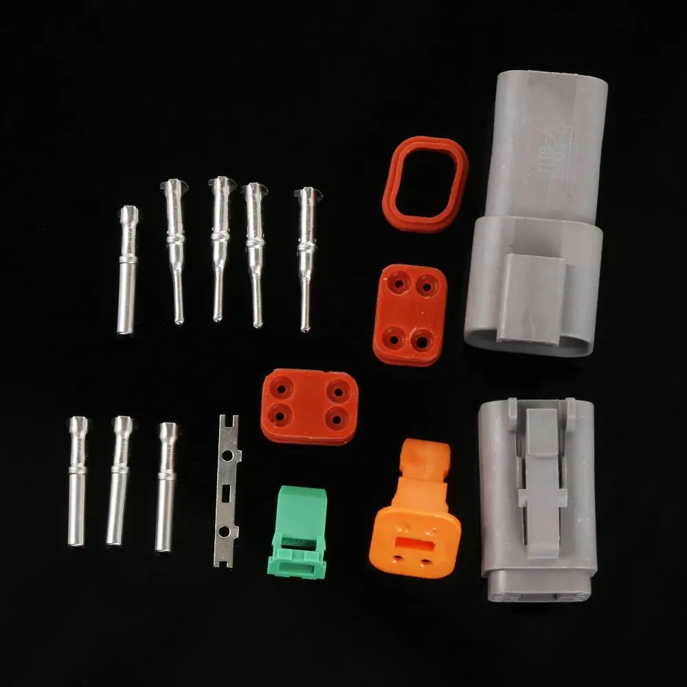 For Car Motor Truck Male and Female Terminal  Plug Waterproof Connector DT06/04 Wiring