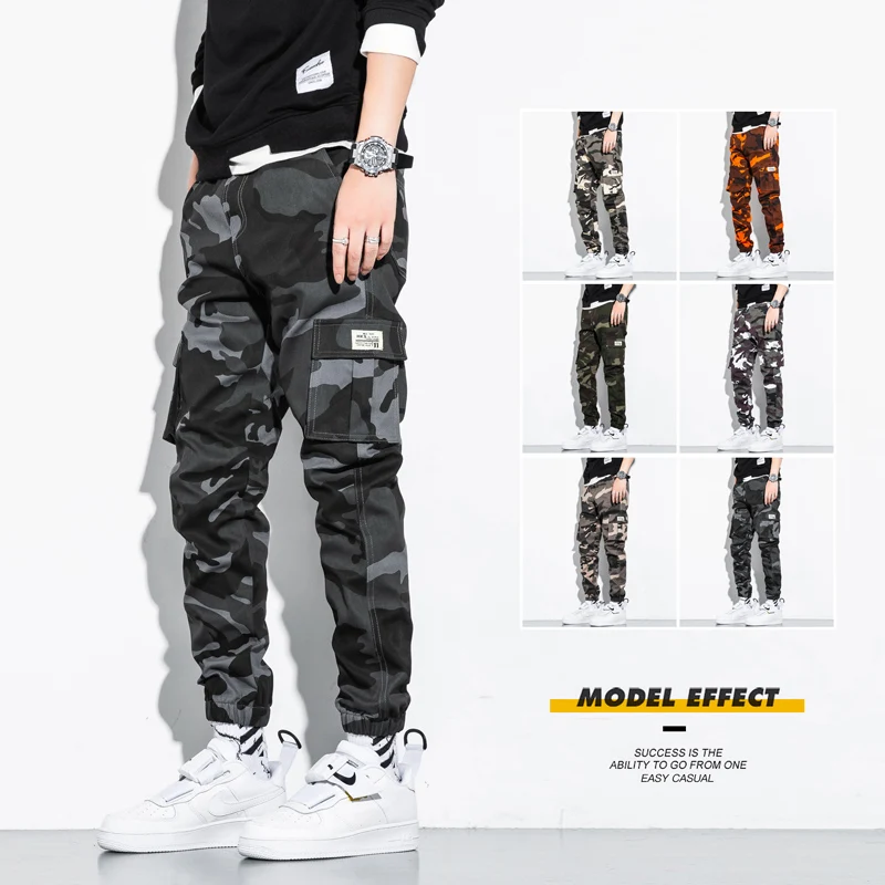 

Nice Brand Men Fashion Streetwear Casual Camouflage Jogger Pants Tactical Military Trousers Men Cargo Pants Large size 7XL