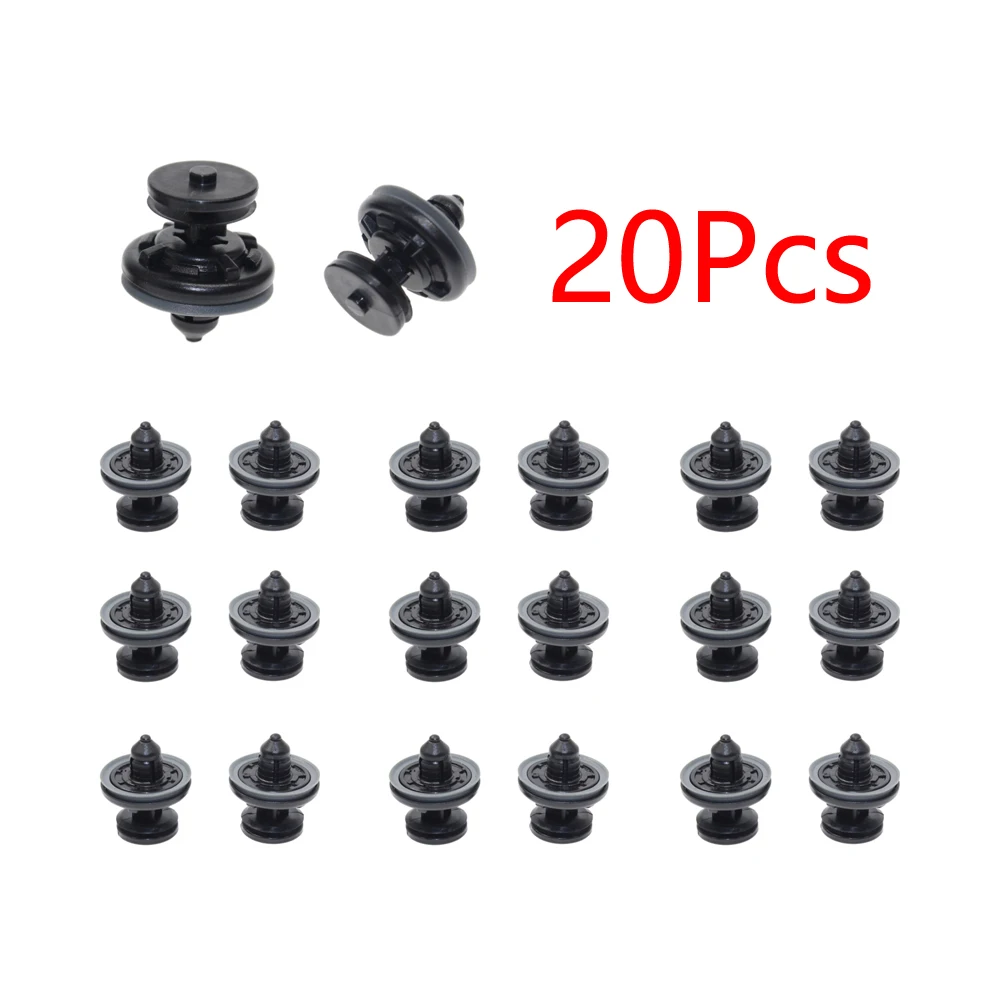 20Pcs Interior Car Door Card Trim Panel Clips for VW Volkswagen Touran Tiguan Golf Passat Polo A3 A4 Plastic Rivet Fasteners