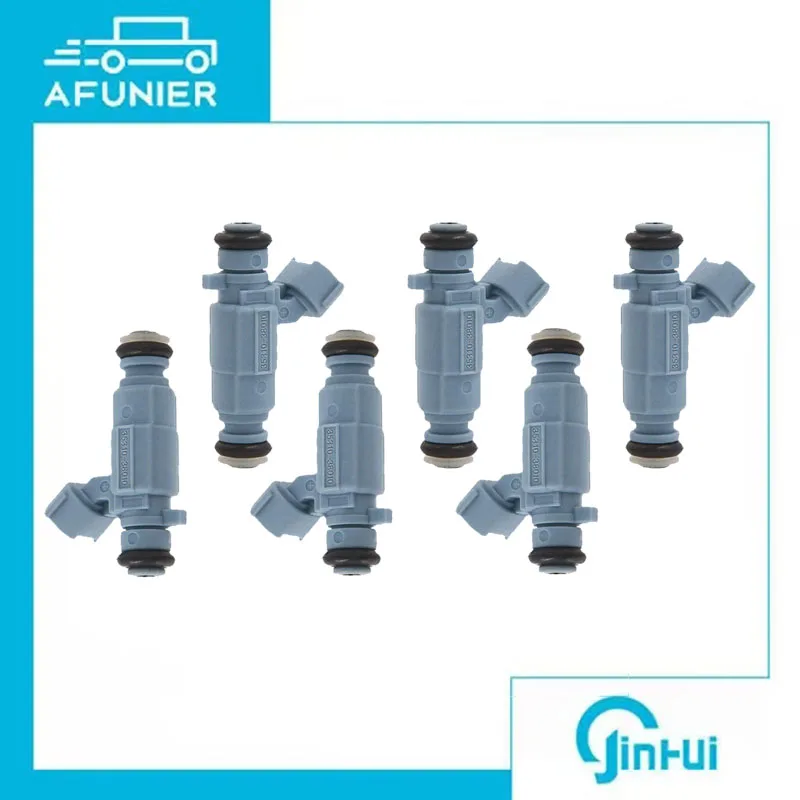 4/6Pcs Fuel Injector Nozzle For Hyundai Santa Fe XG350 Sonata Kia Amanti Optima Sorento Sedona 2.4L 3.5L 99-06 OEM:3 35310-38010