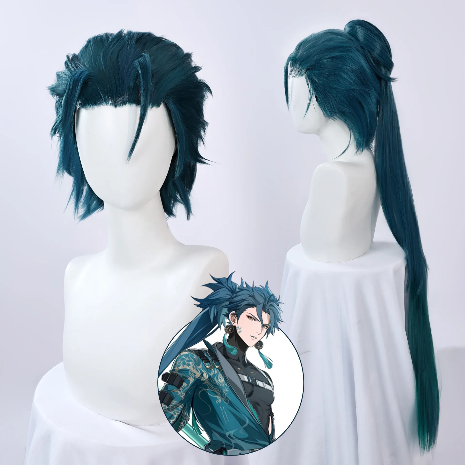 

Avoid Flame Wig Mingchao Avoid Flame Cos Animation High Temperature Silk Easy Styling Avoid Flame Wig