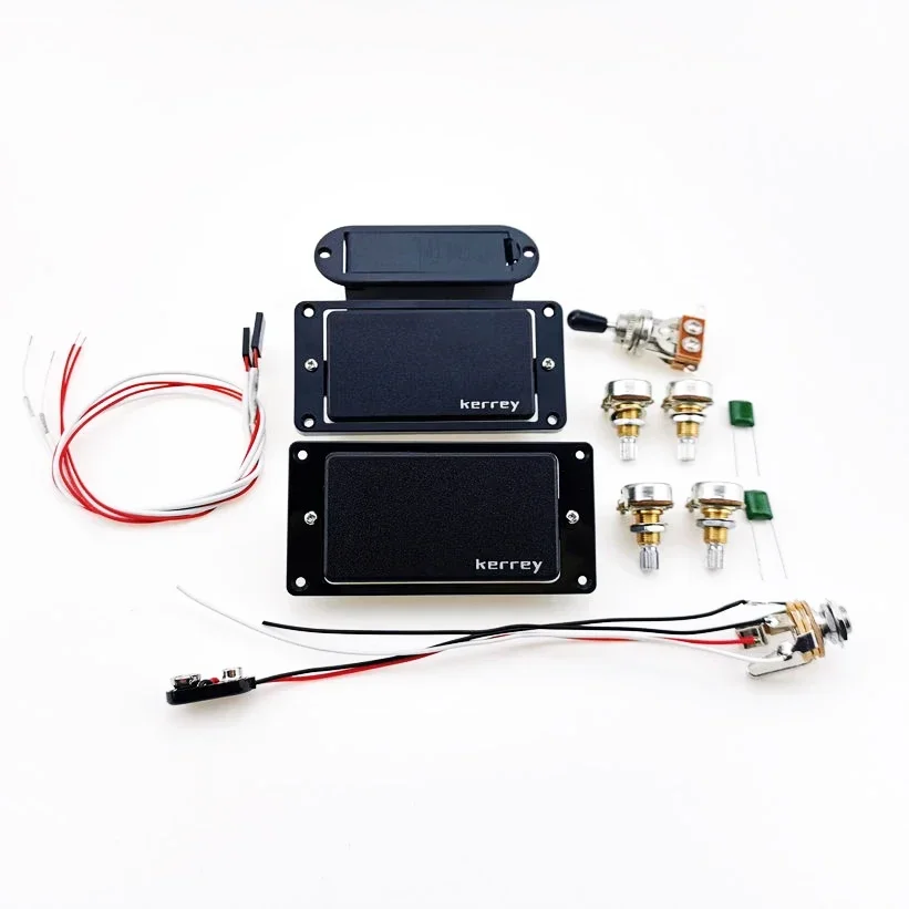 kerrey-ギターピックアップ-アクティブハムバッカーピックアップ-9v-バッテリー駆動-エレキギター用