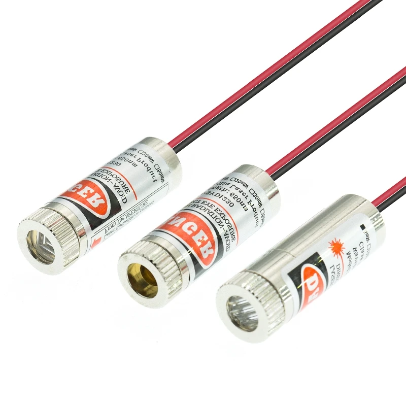 1/3pcs 3-5V with Driver Plastic Lens Dot/Line/Cross Laser 650Nm Focusable Focus Adjustable Lens Laser Red Dot Diode Module