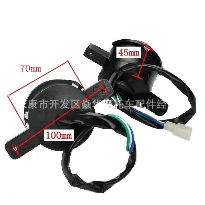 2X LED 3 wire Headlight Head Light Fit for ATV Quad 110 125CC TaoTao ATA110D ATA110D1 ATA125D ATA135D ATA125 HW