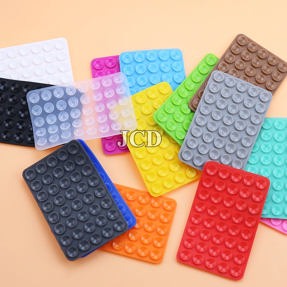 2 шт., силиконовая присоска, двусторонняя присоска, приспособление для мобильного телефона, задняя клейкая присоска для мобильного телефона, резиновая присоска