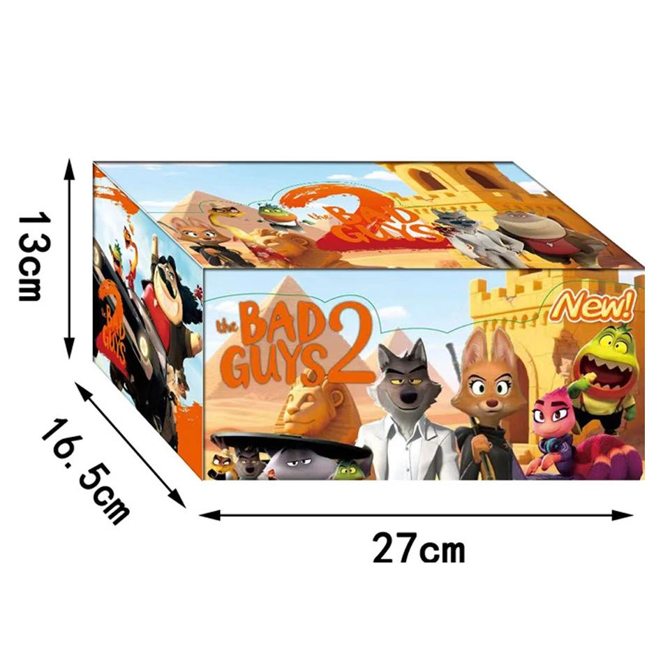 24 قطعة حقيبة الأشرار التحالف اليدوية الكبيرة سيئة الذئب الجشع الأفعى الساخن بيع الكرتون أنيمي الطرفية دمية هدية