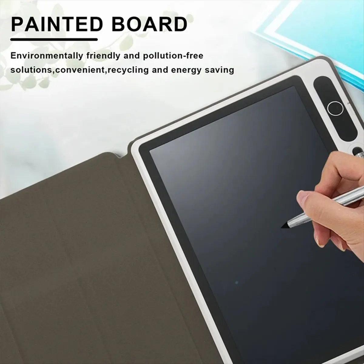 SCLS 10 Inch Smart Business Writing Board with Protective Case Lcd Drawing Tablet Children's Hand-Painted Board for Students