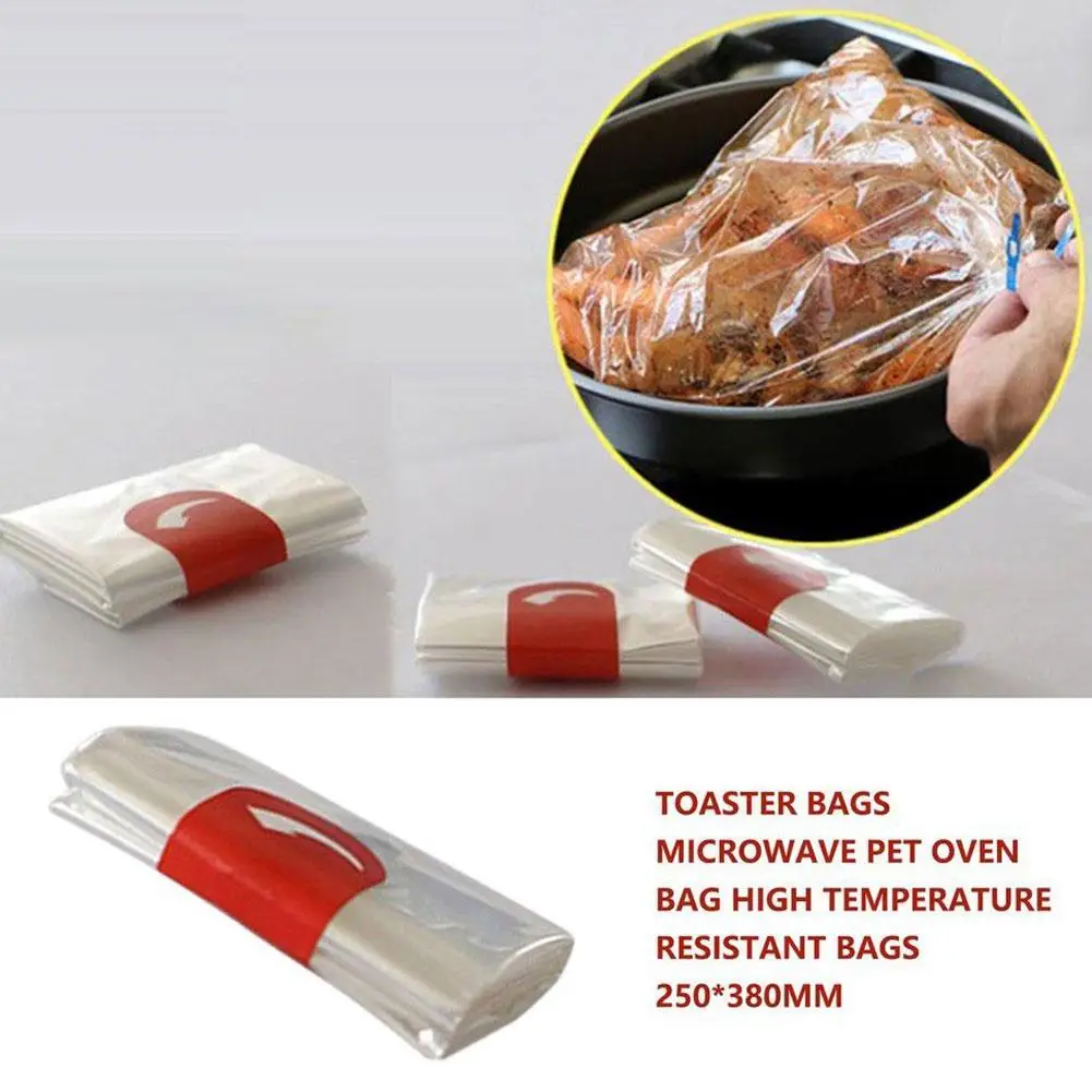 1pcs High-temperature Oven Bags Baked Chicken Bag 250*380mm Turkey Bag Suitable For Oven Microwave V8g8