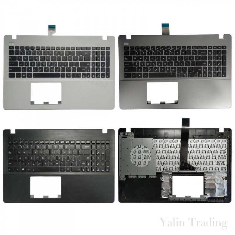Cubierta de reposamanos para teclado estadounidense original SS+ para ASUS F552C F552CL F552E F552EA, estrictamente probada, compatible y certificada