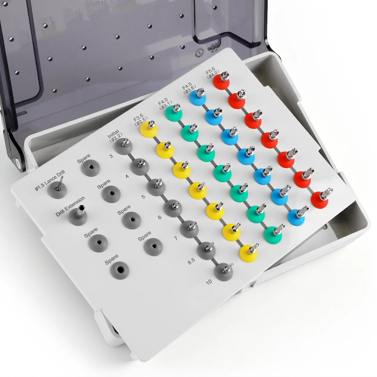 Bone Compaction Drill Kit fit Hiossen Implant Soft Bone & Sinus Lift Dental Implant Surgical SystemTool