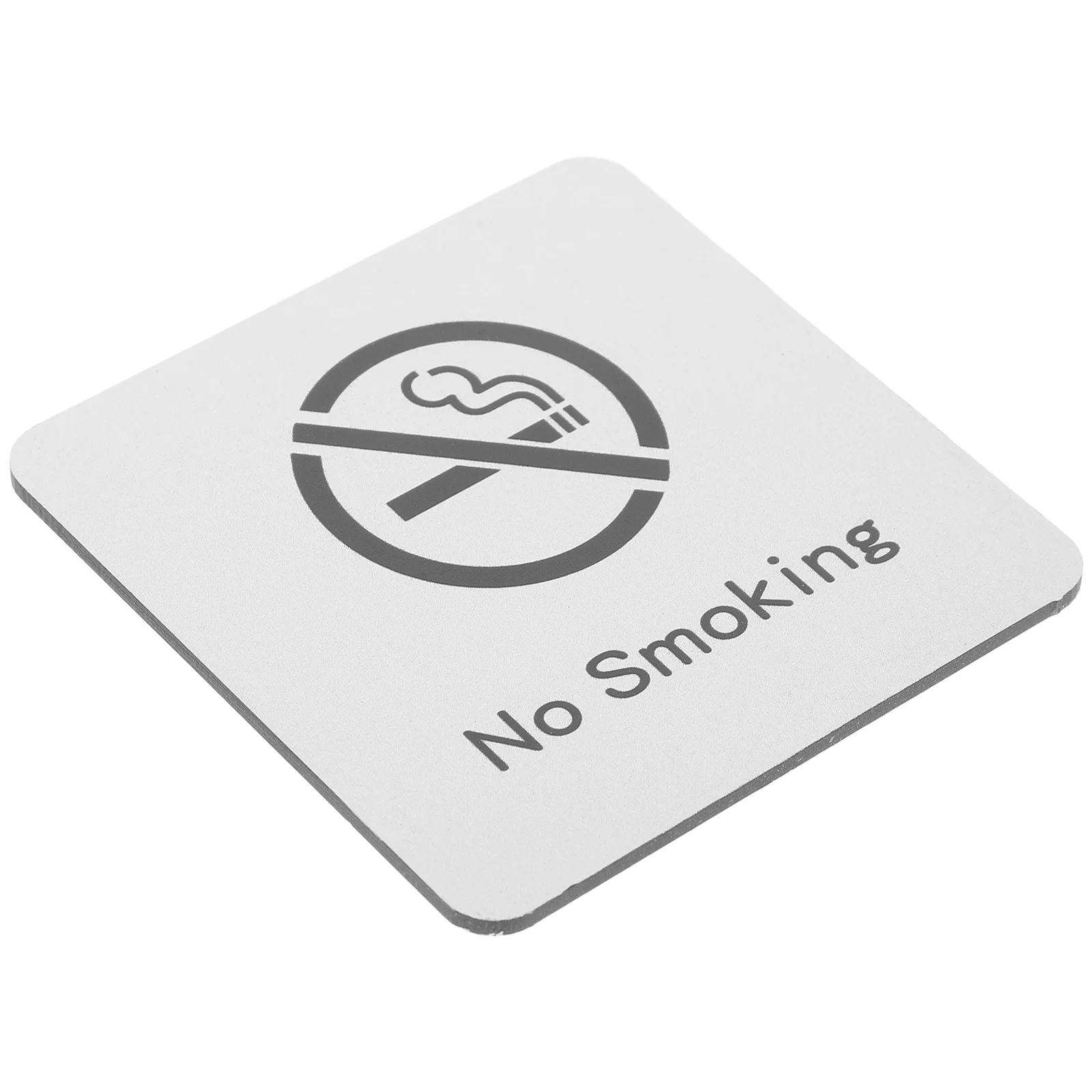 No Smoking Sign Tips Badezimmertür-Dekorschilder für Unternehmen, Aluminium-Verbundplatte, Büro