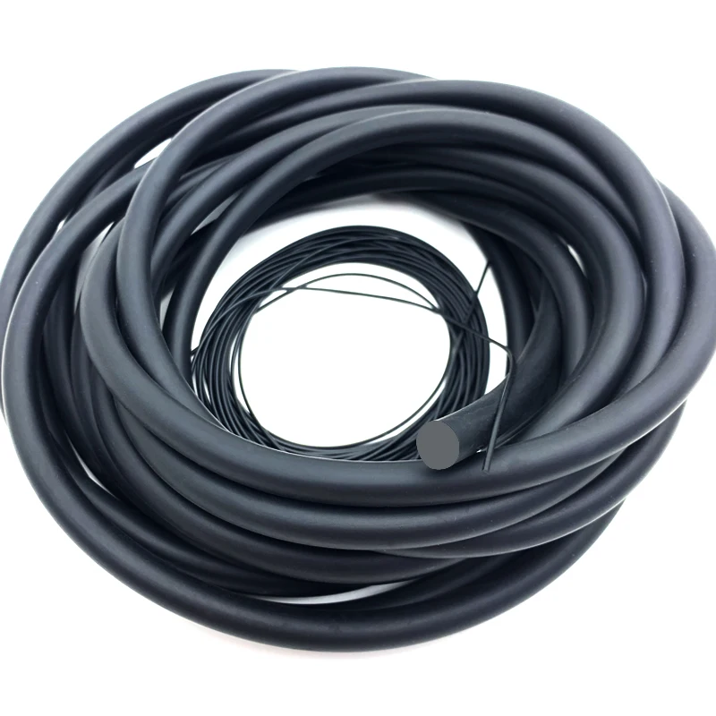 2/5/10Meter Solid Black Nitrile Rubber Strip O Ring Cord NBR Rubber Seal Gasket Diameter 0.8/1/1.5/1.8/2/2.5/2.65/3/3.5/4/5/6mm