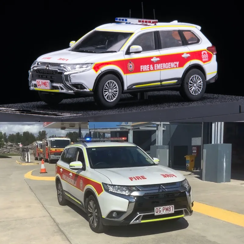 Diecast 1:43 Scale Outlander Police Alloy Car Model