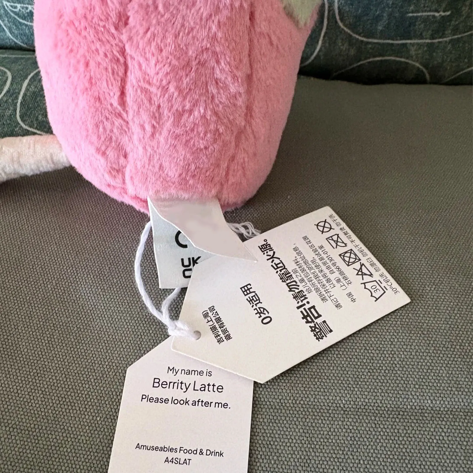 Jelly Berrity Latte Peluche Fragola Latte Peluche Morbido Comfort Divano Cuscino Jc Peluche Zaino Fascino Regalo Ragazze