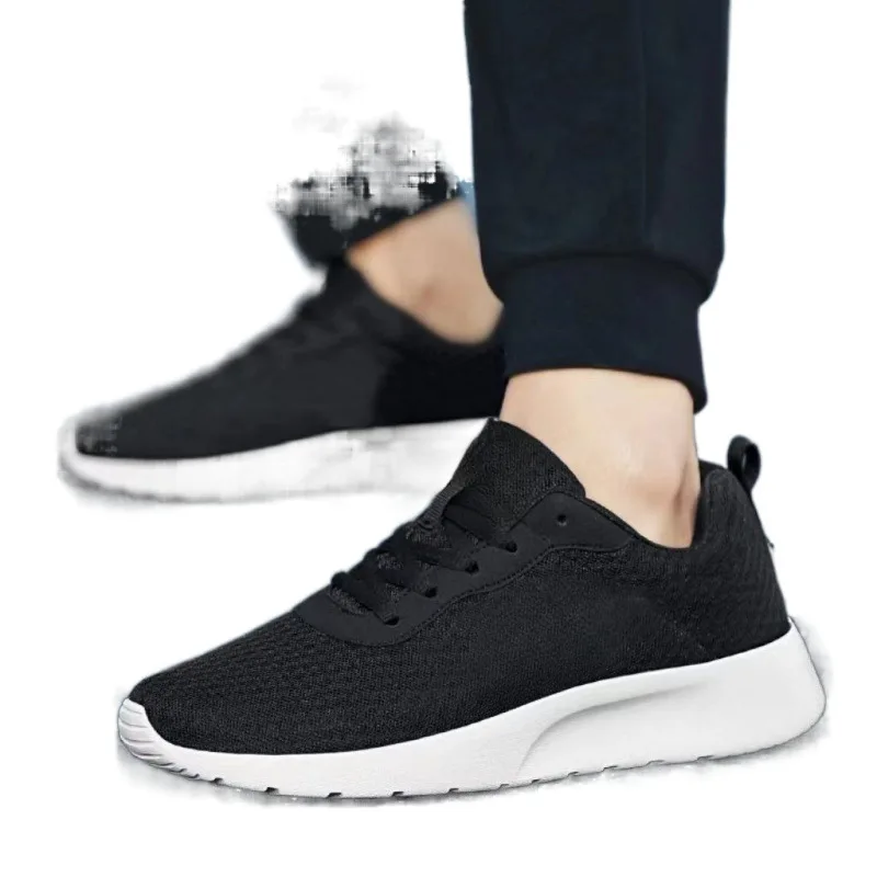 Zapatillas de deporte informales para hombre, zapatos deportivos transpirables de verano para hombre, zapatillas deportivas de malla para correr al aire libre, zapatillas deportivas para correr y caminar para hombre
