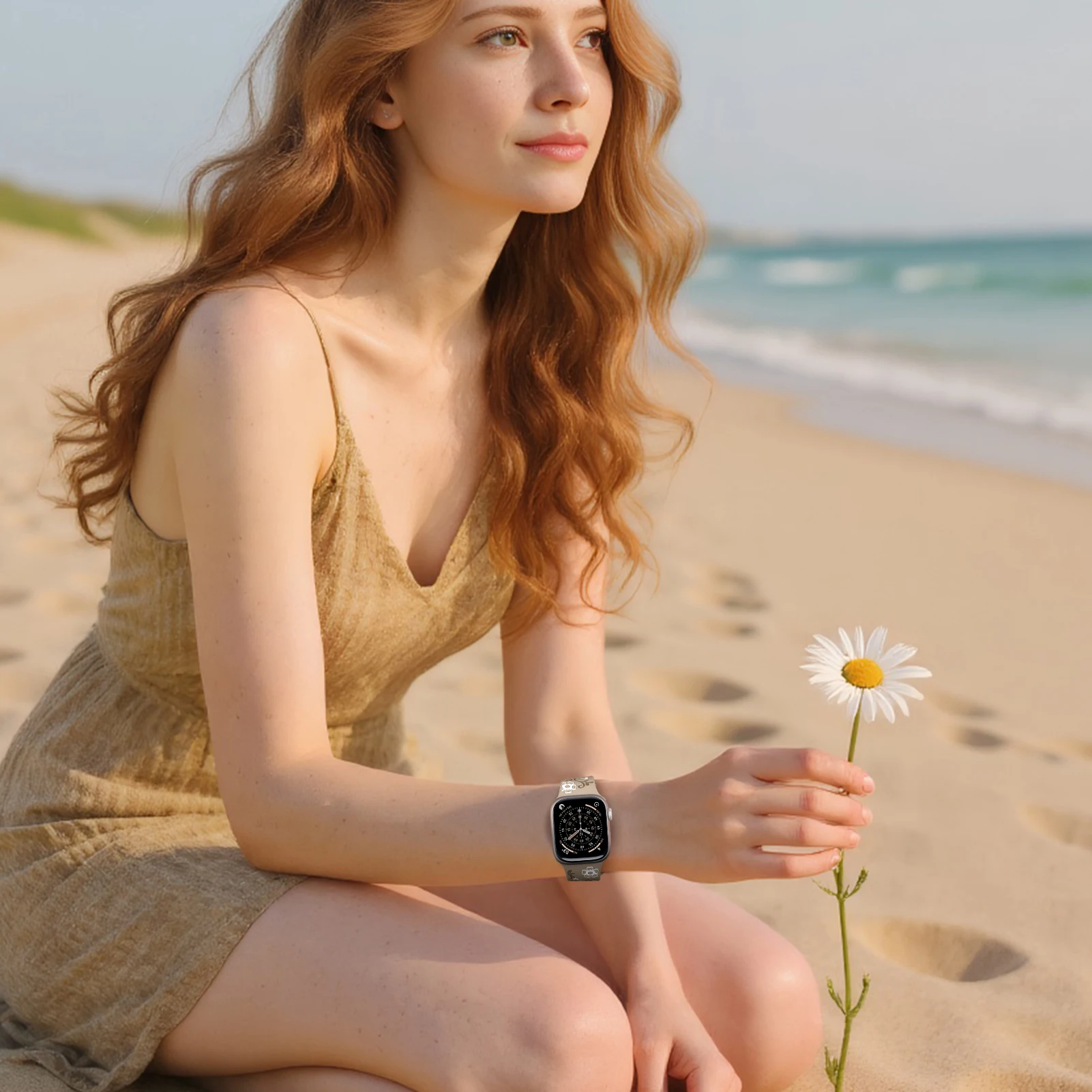 Bracelet gravé pour Bracelet de montre Apple 45mm 44mm 42mm 41 40 49 46mm Bracelet Correa en Silicone iWatch série 11 10 9 8 7 SE Ultra2 3