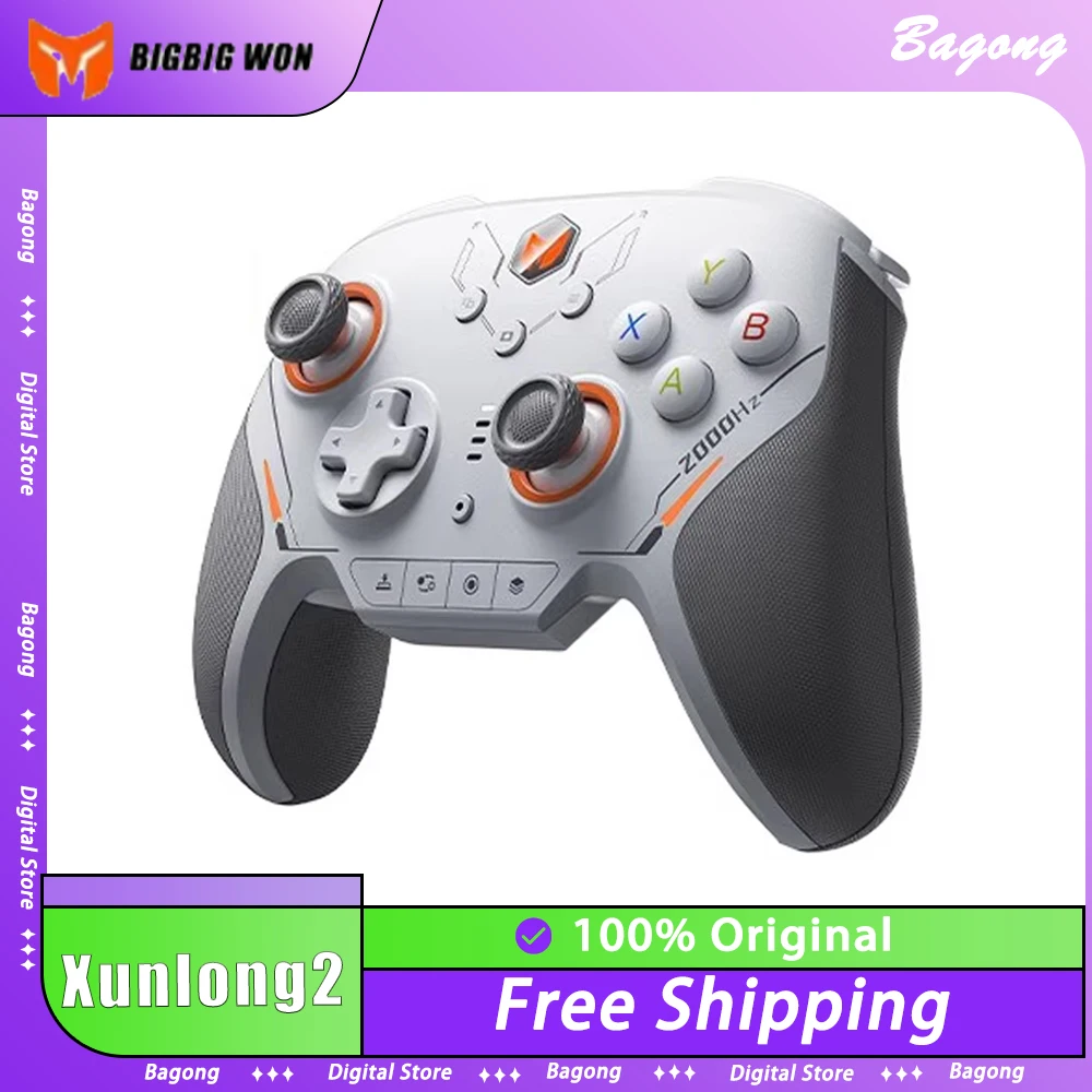 

BIGBIGWON Blitz 2 TMR Star Flash Wireless Bluetooth Gamepads Somatosensory Controllers Customized 2000HZ For NS PC Steam Gamer