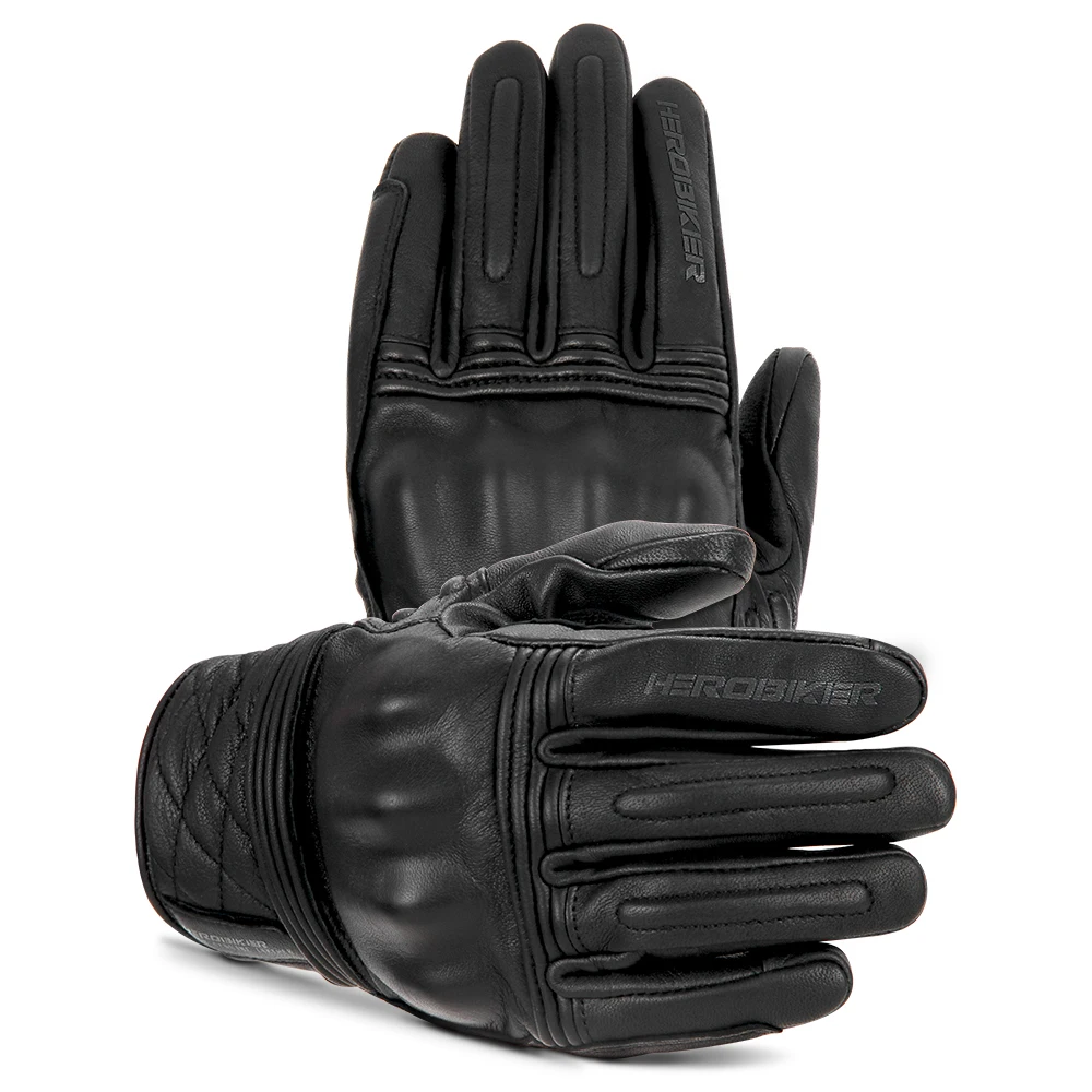 

Leather Motorcycle Gloves Wear-resistant Touch Screen Leather Gloves Off-road Motorcycle Anti Fall Full Finger Riding Gloves