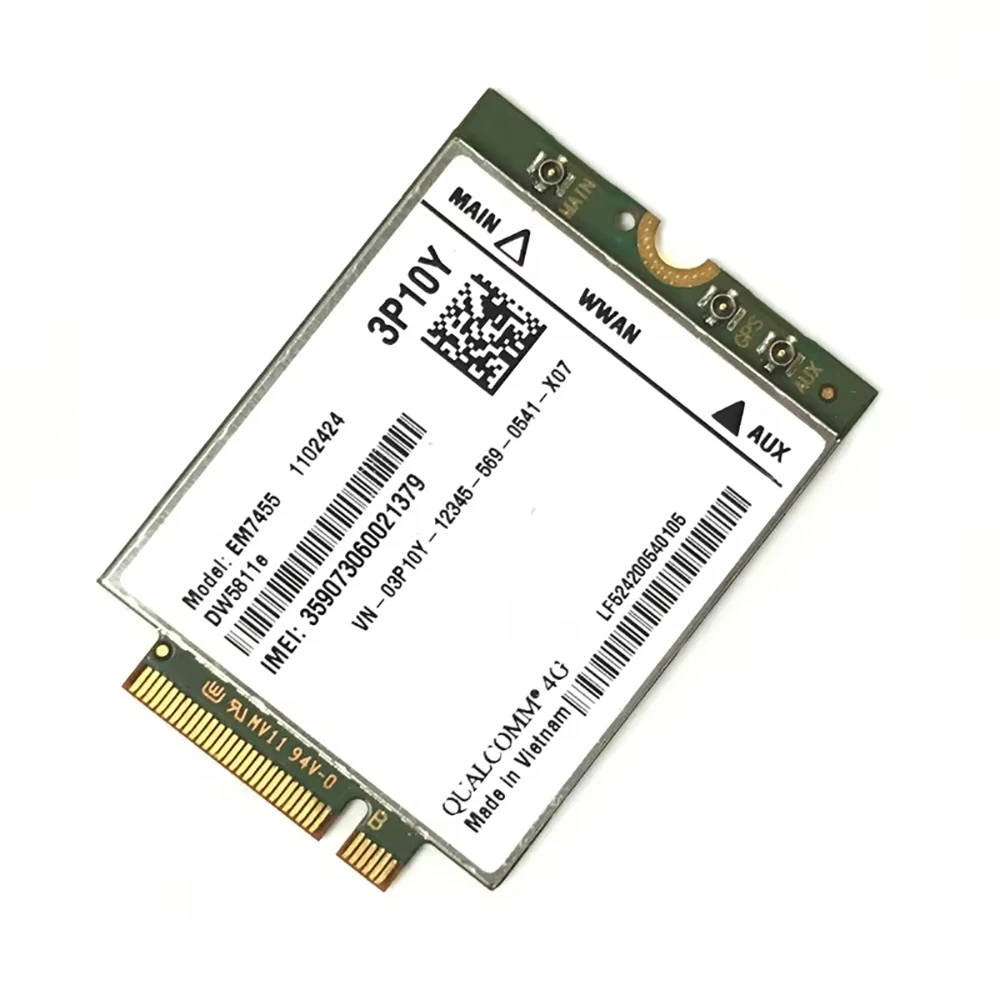 EM7455 DW5811e LTE Cat6 M.2 Module 4G WWAN Card ForE7270 E7470 E7370 E5570 7480 7490 7400 7280 7390 7370 Laptops view 3