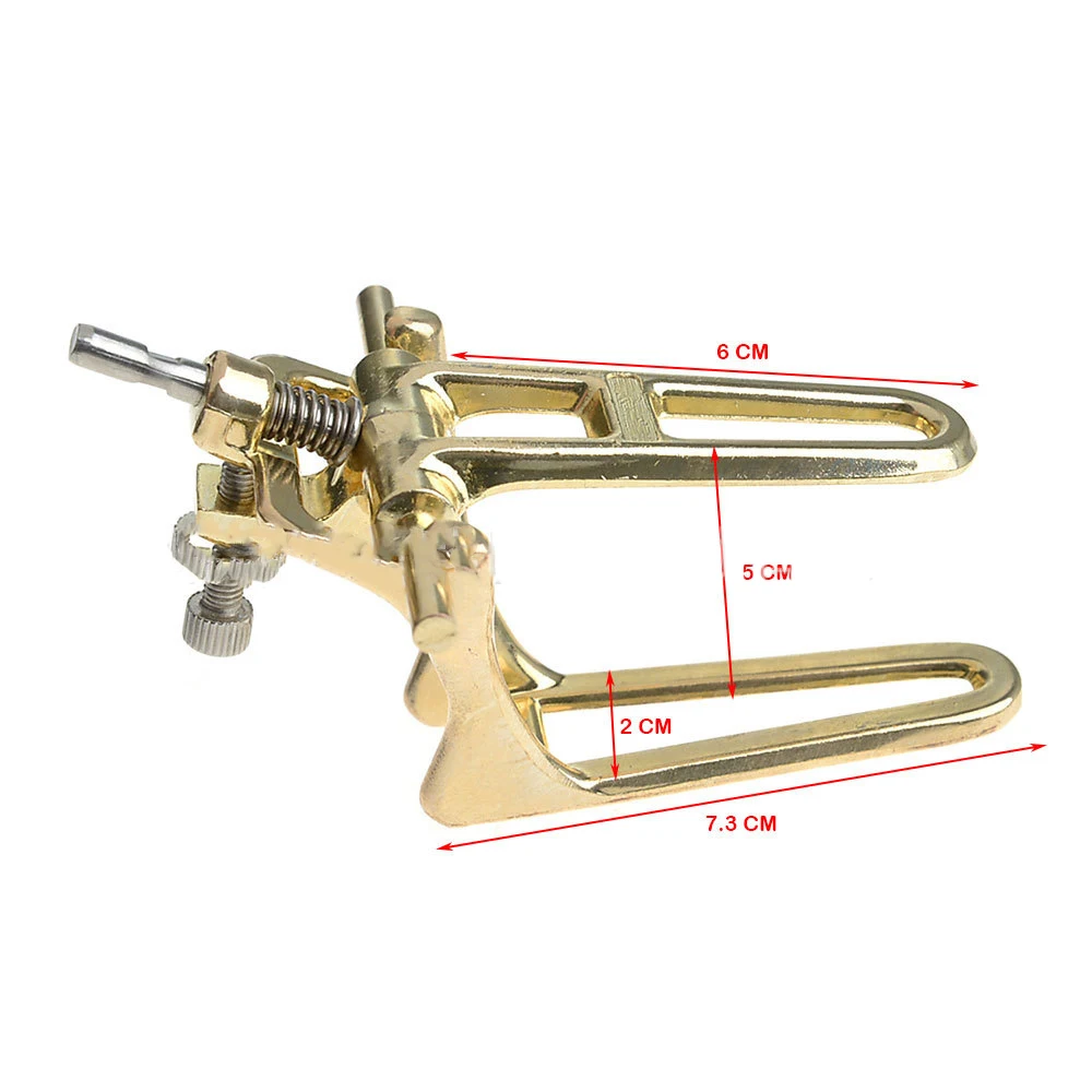 Universal Dental Lab Occlusion Articulator Copper Plating Adjustable Dentistry Clinic Dentistry Restoration Mechanical Device