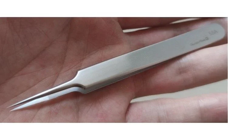 

Laboratory Medical Microscope Biological Clip, Switzerland Imported High Precision Super Tip Fine Tweezers 5.SA