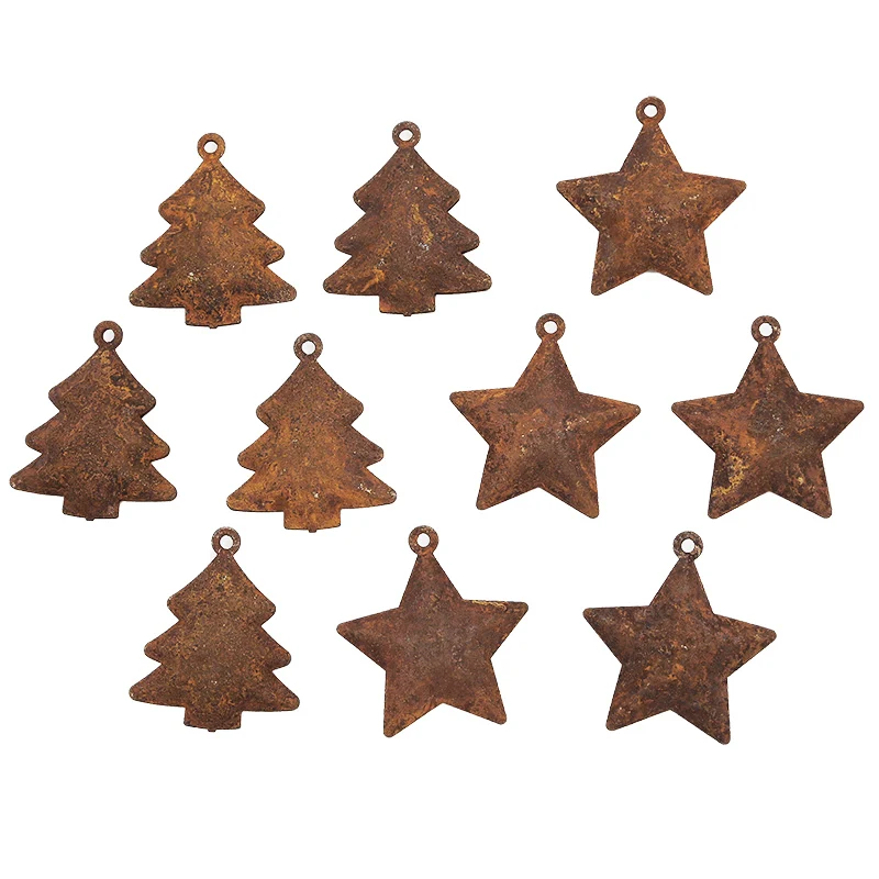 

(5 Pieces/pack) 45mm Christmas Bell Ornament For Vintage Decoration Photo Atmosphere DIY Props