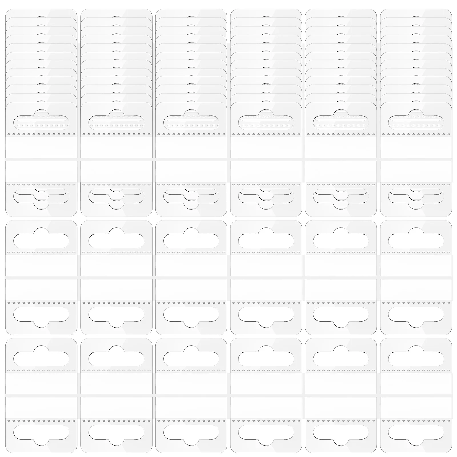 

220 Pcs Jewelry Tags for Pricing Self-adhesive Plastic Hang Label Blank Labeling