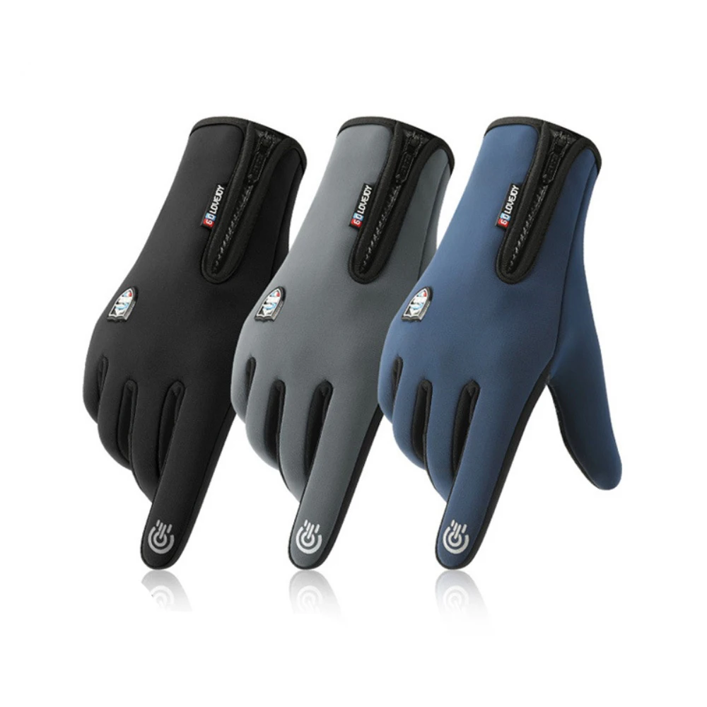 

Winter Cycling Non-slip Gloves for Men Women Warm Tactical Gloves Touchscreen Waterproof Hiking Fishing Snowboard Skiing Gloves